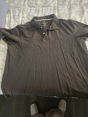 Faded Glory Men's Polo Shirt - Dark Brown